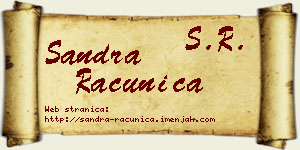 Sandra Računica vizit kartica